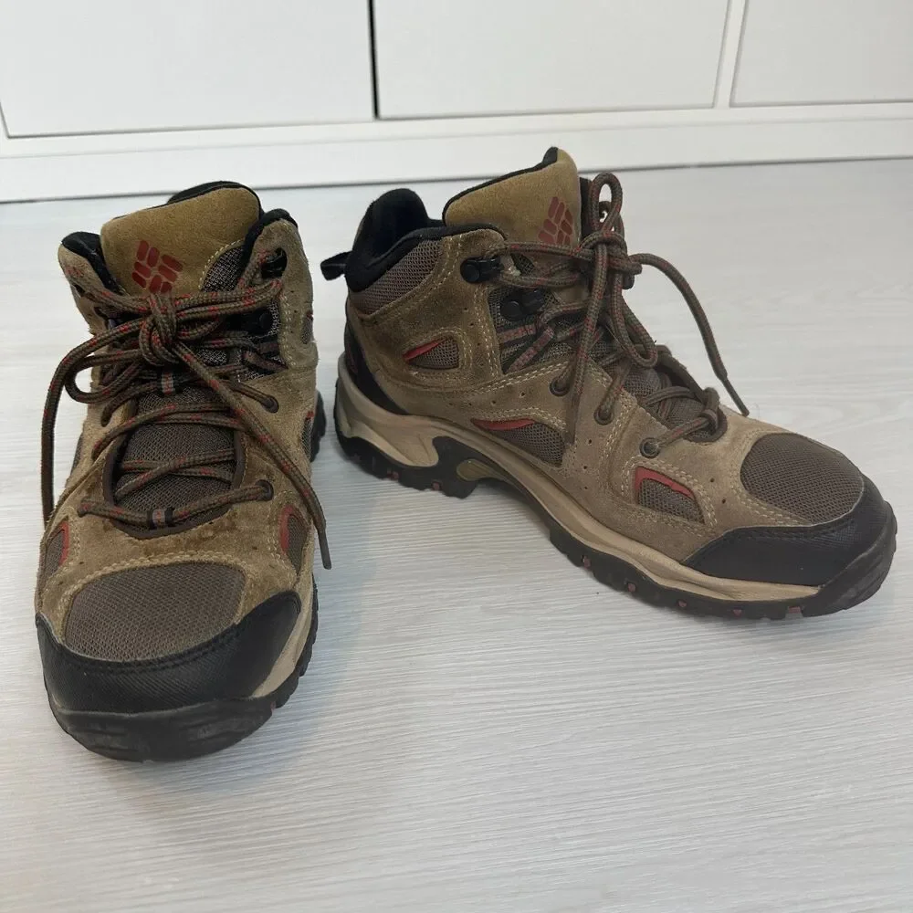 Columbia Coretek II Waterproof Mens 7.5 Brown Suede Hiking Boots YM5347-245
